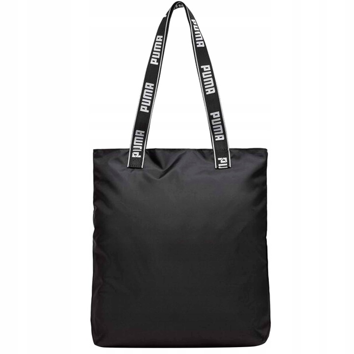 PUMA CORE BASE SHOPPER SPORTOWA TOREBKA TORBA MIEJSKA RAMIĘ ZAKUPY CZARNA