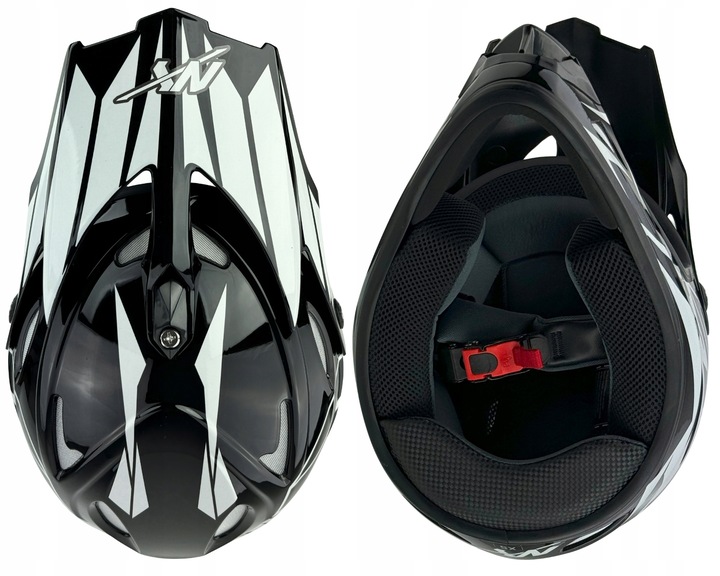 ZESTAW NX KASK + GOGLE DOWNHILL NX EXTREME r.XS |KASK ROWEROWY |900g LEKKI