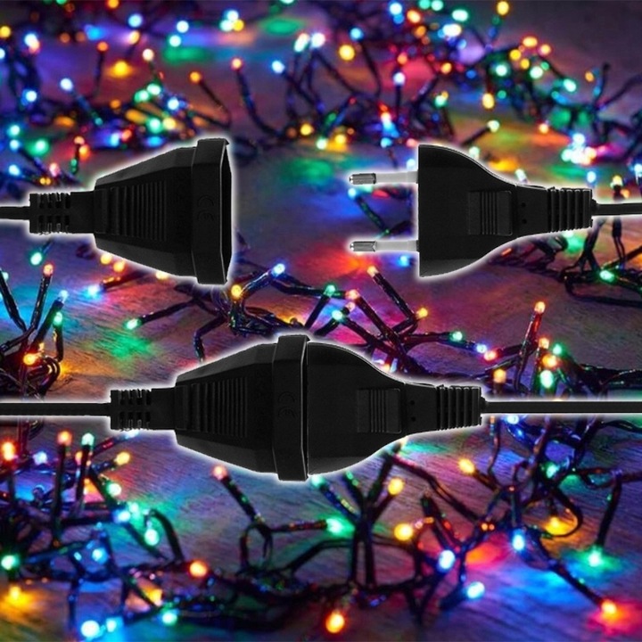 LAMPKI CHOINKOWE 500 LED MULTI KOLOR 35M PROGRAMATOR ŚWIATEŁKA ŁAŃCUCH