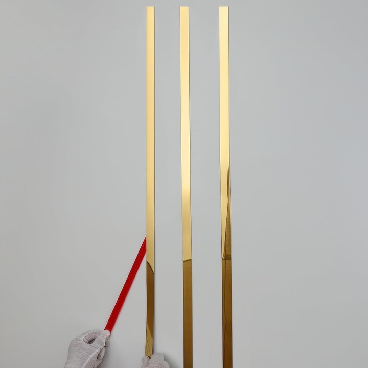 LISTWA DEKORACYJNA OZDOBNA ZŁOTA PVC 21mm GOLD 10 METRÓW SAMOPRZYLEPNA