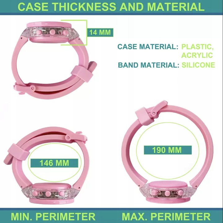 zegarek dziecięcy FROZEN kraina lodu LED dla dziewczynki dzieci ŚWIATŁO