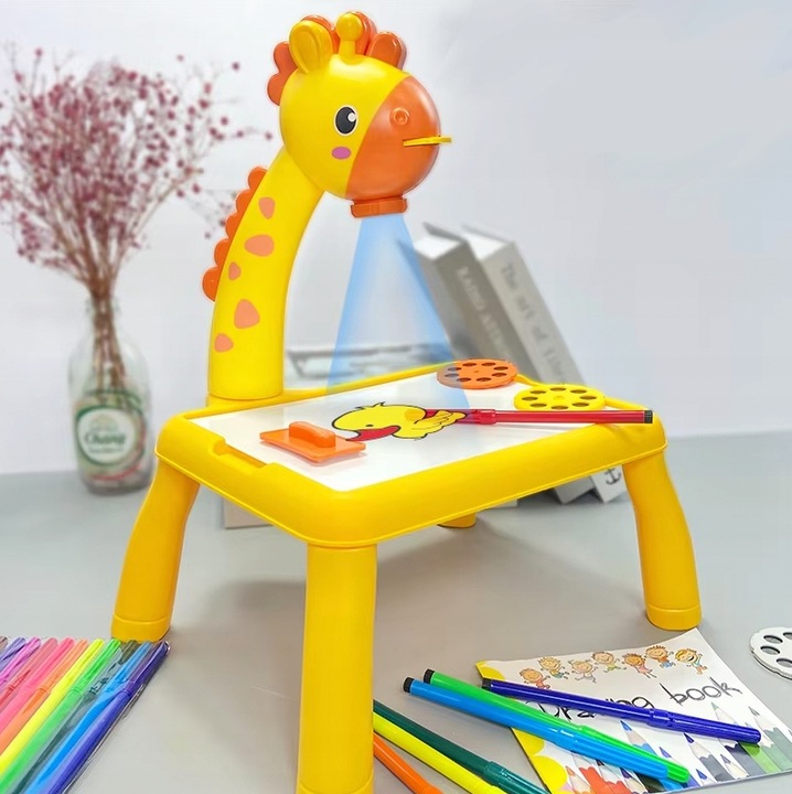 PROJEKTOR RZUTNIK DO NAUKI RYSOWANIA Stolik Edukacyjny Slajdy Do Malowania