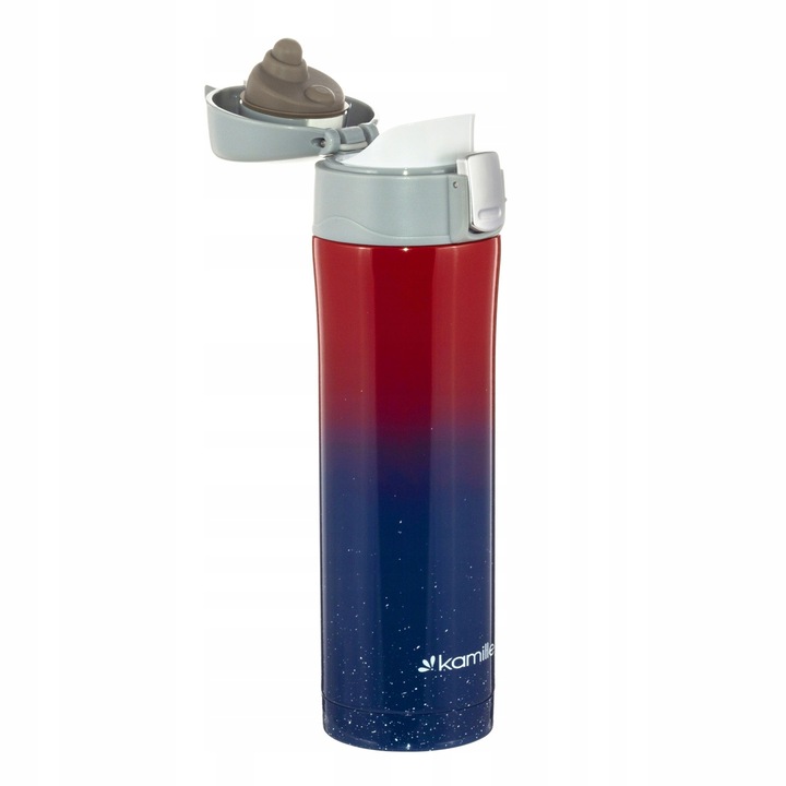 KUBEK TERMICZNY TERMOS STALOWY BUTELKA SZCZELNY pojemny bidon KAMILLE 450ml