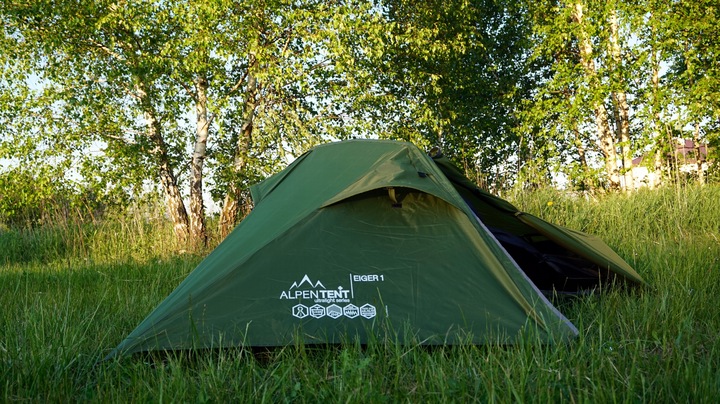 Namiot AlpenTent EIGER1 Ultralight 1os LEKKI 1,5kg