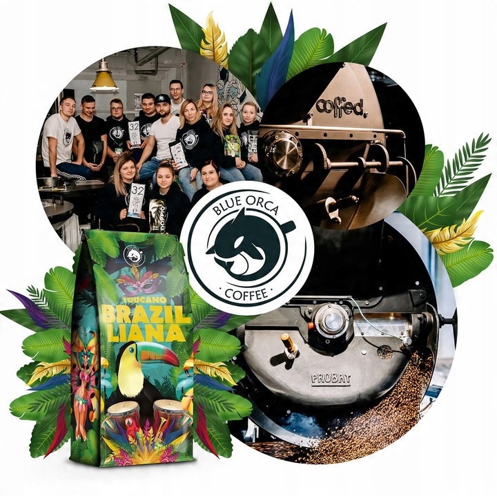 Kawa ziarnista 1kg x2 Bossa Nova + Toucano 100% Arabica +GRATIS