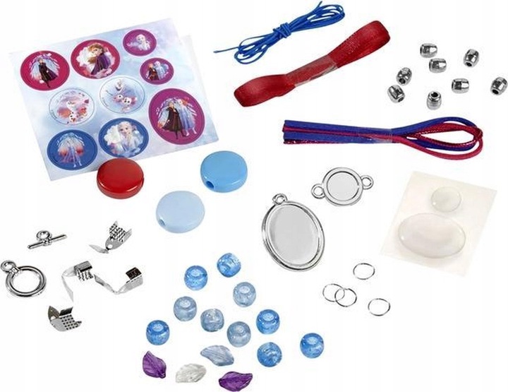 Totum Disney Frozen 2 KRAINA LODU zestaw kreatywny do robienia bransoletek