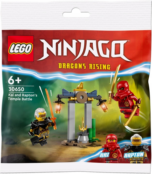 LEGO Ninjago Pakiet bojowy robota Jaya 71805 + Bitwa Kaia i Raptona 30650