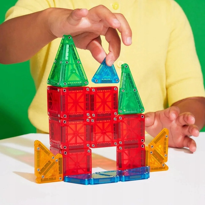microMAGS Podróżne Klocki Magnetyczne 26 el Travel Set Magna-Tiles