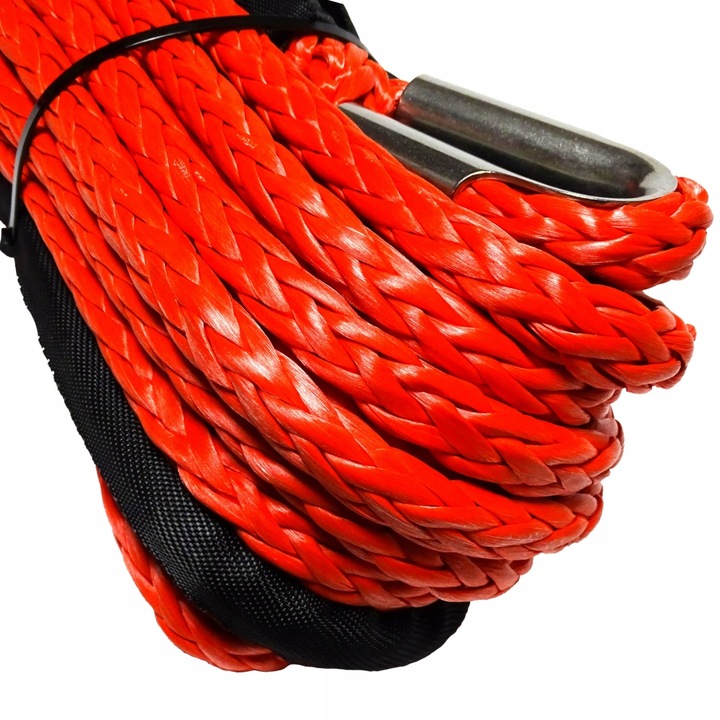 Lina syntetyczna do wyciągarki 5mm 15m SYNTETYK