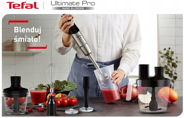 Blender ręczny TEFAL INFINITY FORCE PRO HB95L 5w1