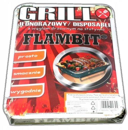 Grill węglowy Pol-Drew 30 x 20 cm