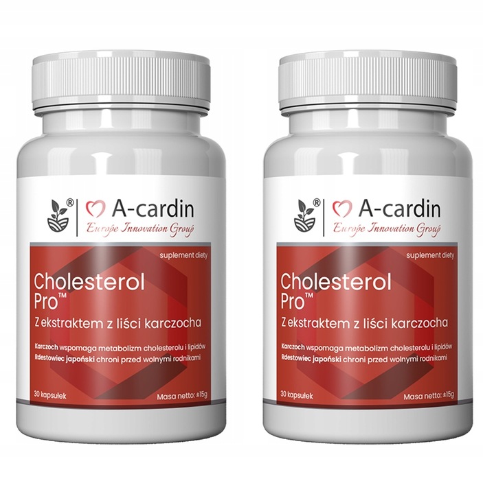 A-cardin Pro Cholesterol Serce karczoch acardin a cardin kapsułki 30 szt.
