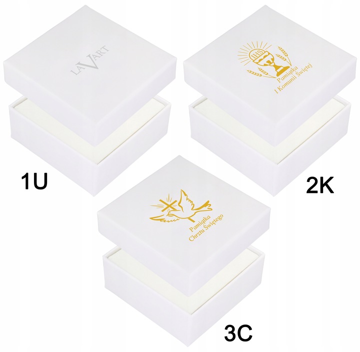 ŁAŃCUSZEK SREBRNY MEDALIK Komunijny Matka Boska na Komunię dla dziewczynki