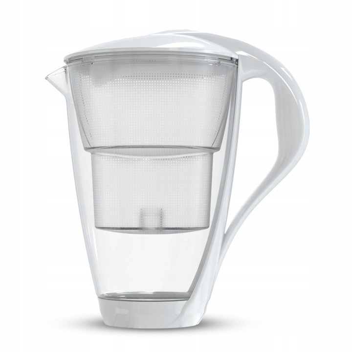 Szklany dzbanek filtrujący Dafi Crystal LED biały