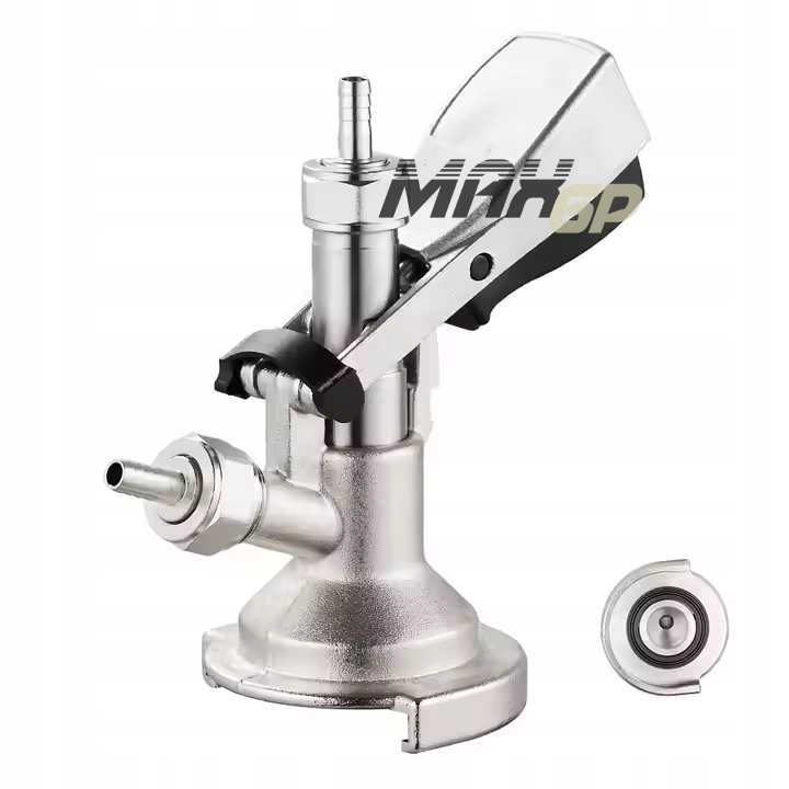 Głowica do Piwa Typ A MaxGP Idealna do Tyskiego Warki Lecha i Innych Kegów