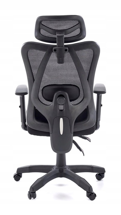 ERGONOMICZNY fotel obrotowy RAMOS czarny regulowany