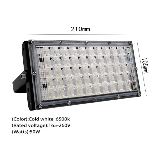 Halogen LED 230V ciepły moc 50W reflektor modułowy