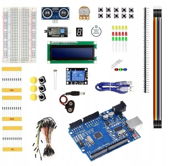 Zestaw edukacyjny BASIC do nauki ARDUINO ATmega328P AVR Starter KIT