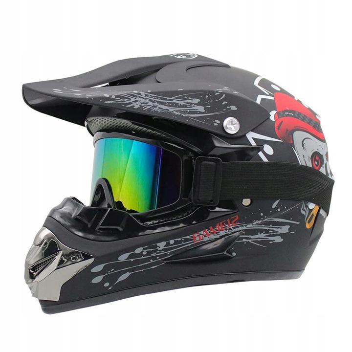 GOGLE MOTOCYKLOWE na MOTOR CROSS ENDURO QUAD KASK