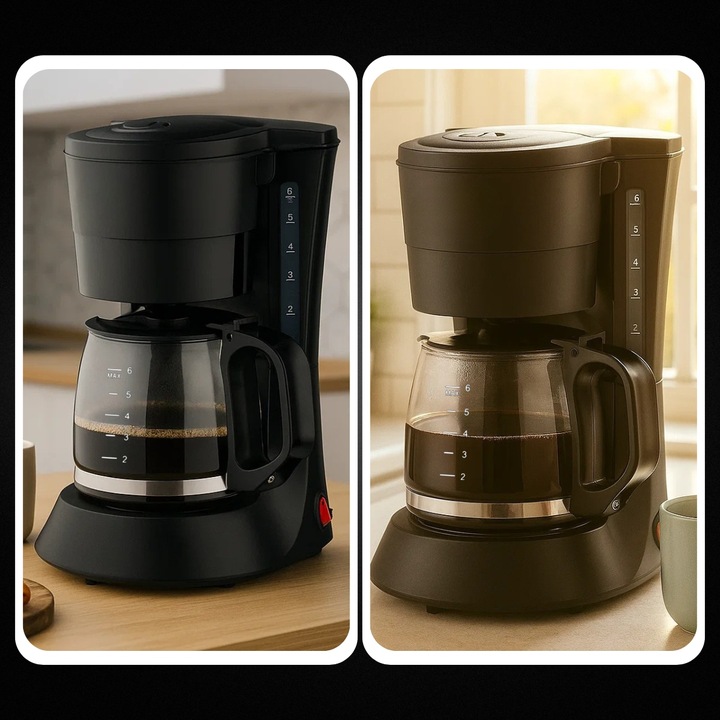 EKSPRES DO KAWY HERBATY KUCHENNY PRZELEWOWY 600ML BLOKADA KAPANIA 600W