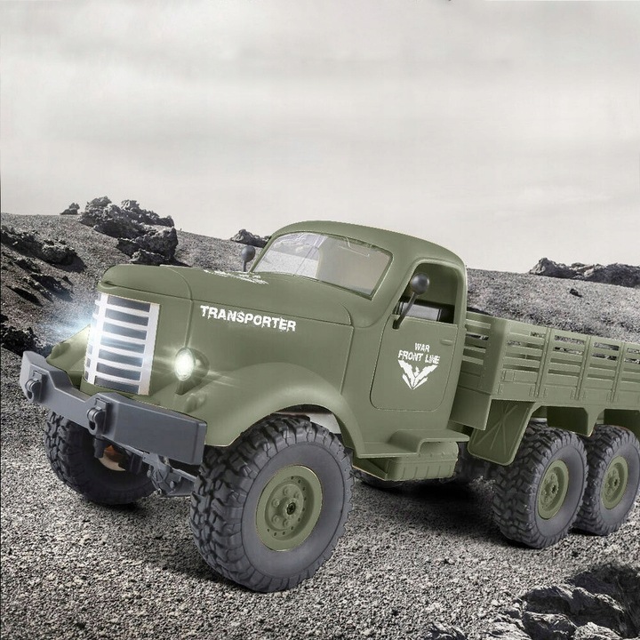 Zdalnie Sterowane Auto, Wojskowy Transporter Ciężarówka Wojskowa