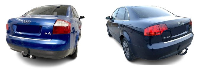 HAK HOLOWNICZY + WIĄZKA 7-PIN DO AUDI A4 B6 B7 SEDAN+KOMBI 2000kg