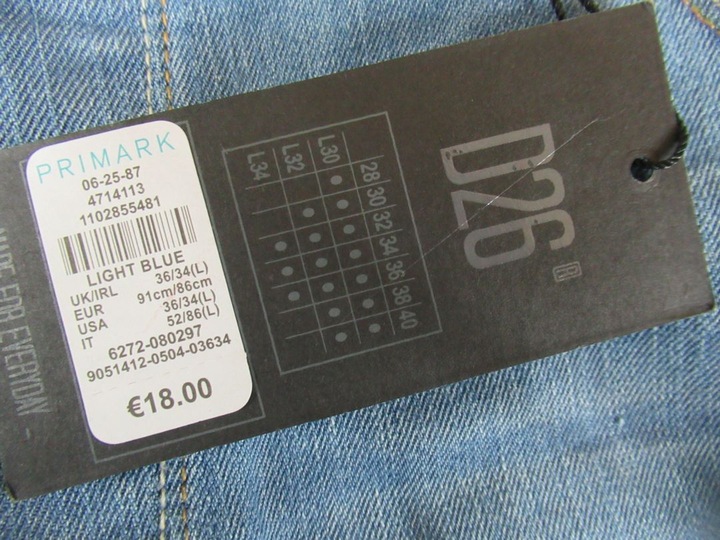 DENIM.CO __ PREMIUM WASH JEANS SPODNIE ___ 36/34 ___ NOWE