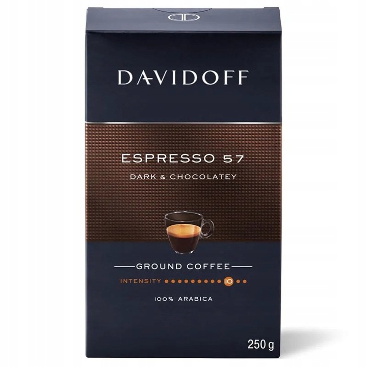 Kawa mielona Davidoff Espresso 57 Dark & Chocolatey 250 gram