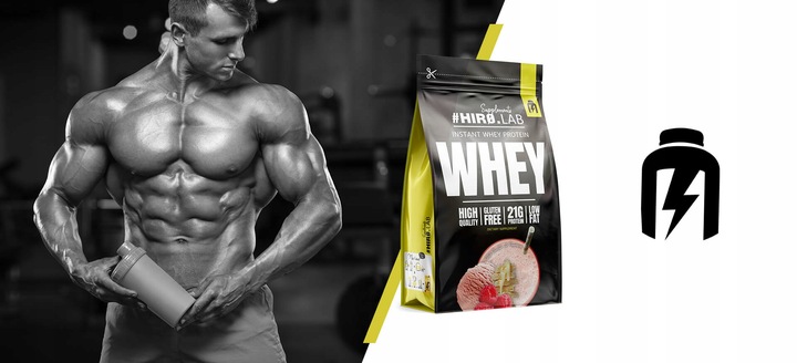 Białko koncentrat serwatkowe WPC 750 g Instant Whey Czekolada Malina hiro