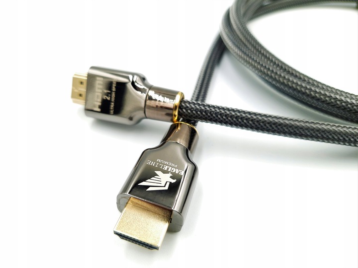 Kabel HDMI 2.1 EAGLELINE HQ 8k 4k 120Hz UHD HDR 2m
