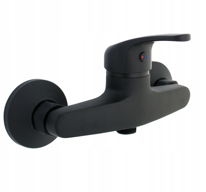 ZESTAW PRYSZNICOWY CZARNY Z DESZCZOWNICA, BATERIA, SŁUCHAWKA NATYNKOWY LOFT