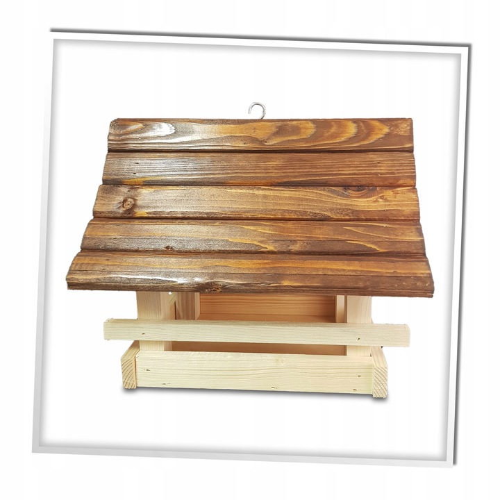 KARMNIK DLA PTAKÓW Z Drewna Świerkowego PRODUCENT