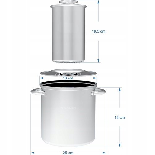 Szynkowar 1,5kg Z GARNKIEM W PŁASZCZU wodnym