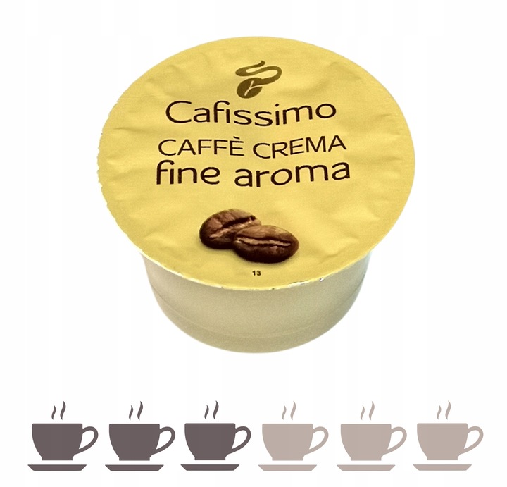 TCHIBO CAFISSIMO CAFFE CREMA FINE AROMA 120 szt