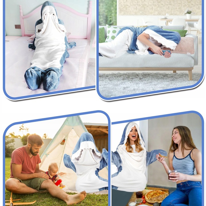 NOWY KOC Z REKINEM ŚPIWÓR 210*130CM rozmiar XL, Zalecana wysokość 168-183CM