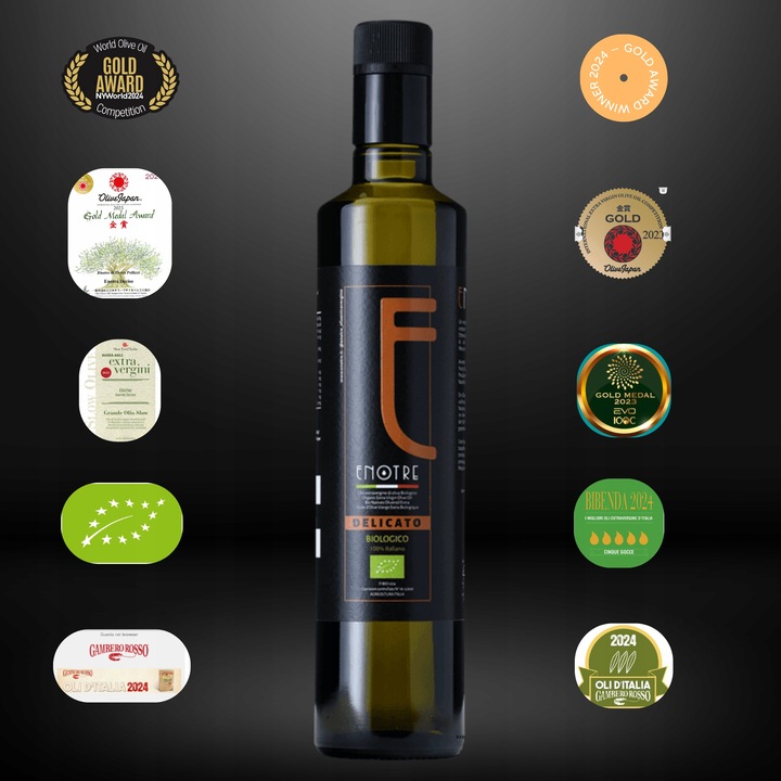 OLIWA EXTRA VIRGIN BIO DELICATO NAGRADZANA ZBIÓR 2024 WŁOSKA 750 ml