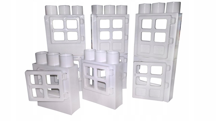 DUŻE Polskie KLOCKI konstrukcyjne dla dzieci od 2 lat HEMAR K3 ok.100 el