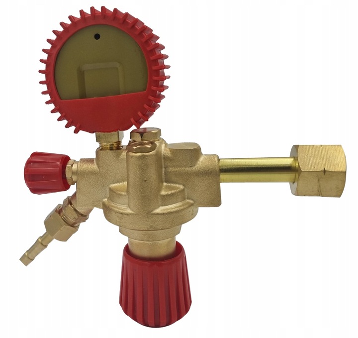 REDUKTOR BUTLOWY GAZU LPG PROPAN-BUTAN Z MANOMETREM REDUKCJA PALNIK GAZOWY