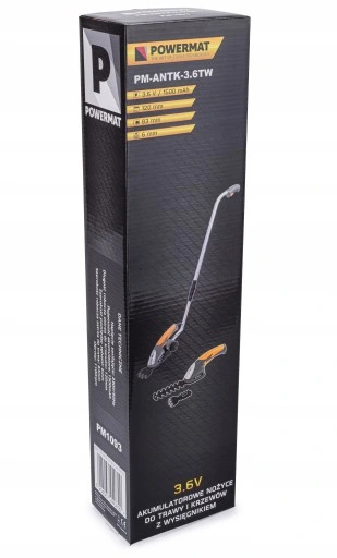 Akumulatorowe NOŻYCE Do Trawy Krzewów Żywopłotu 3