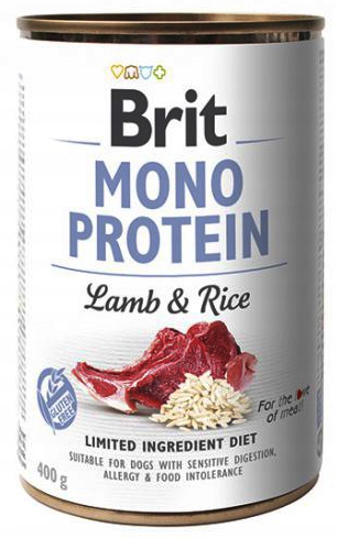 Mokra karma Brit MONO PROTEIN MIX 6 smaków 6x400g na alergie dla psa