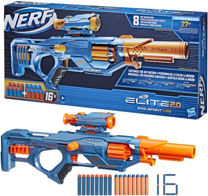 HASBRO Nerf Elite 2.0 Eaglepoint RD 8 F0423
