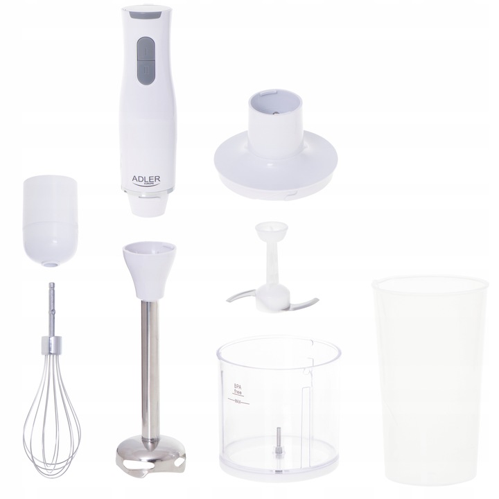 BLENDER RĘCZNY ZESTAW MIKSER MALAKSER TURBO ROBOT