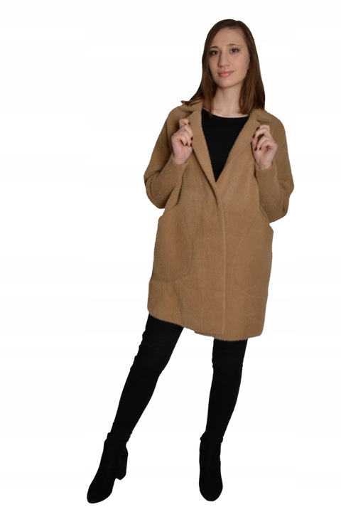 Płaszczyk ALPAKA oversize size plus DUŻY ROZMIAR