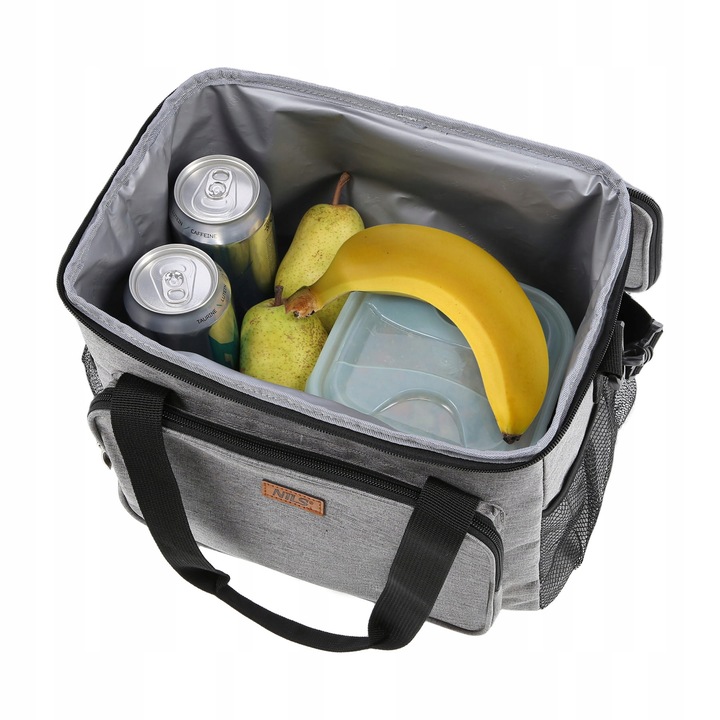 TORBA TERMICZNA NA PLAŻĘ PIKNIK 13 L NILS NC3110 Szary