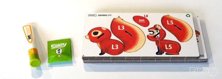 Wiewiórka Eugy. Eko Układanka 3D