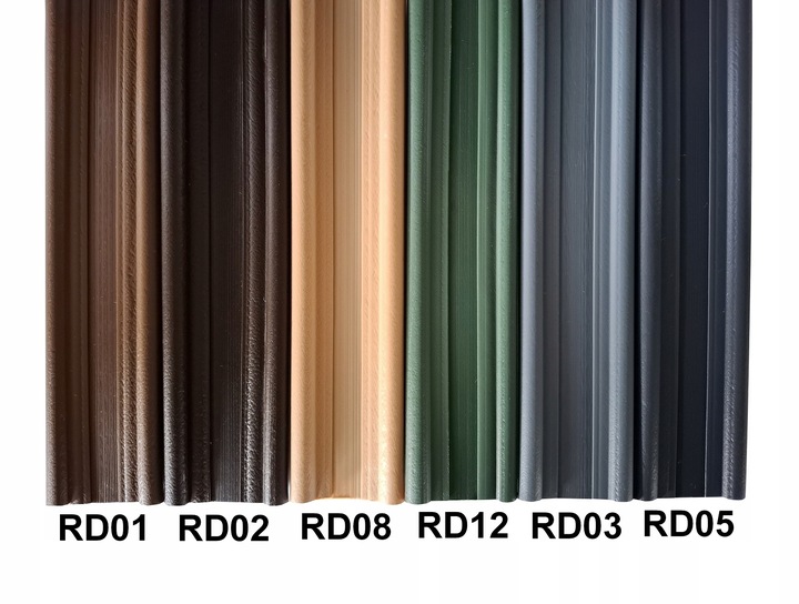 Listwy pionowe do ogrodzeń panelowych 123 x 250 cm, szer. 62-80 mm antracyt