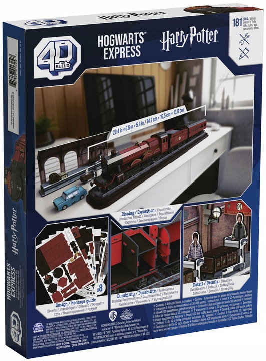 HARRY POTTER HOGWARTS EXPRESS POCIAG PUZZLE MODEL 3D DO ZŁOŻENIA 4D BUILD