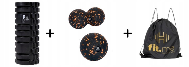 ZESTAW ROLLERÓW DO MASAŻU WAŁEK DUŻY Z WYPUSTKAMI PIŁKA POJEDYNCZA DUOBALL