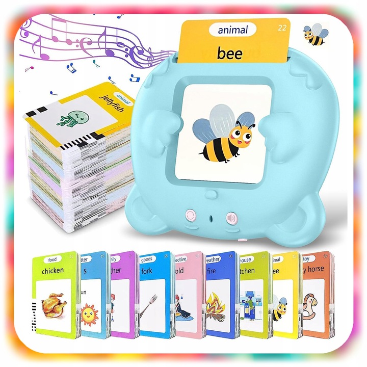 CZYTNIK KART DO WCZESNEJ NAUKI JĘZYKA ANGIELSKIEGO DLA DZIECI XL 510 SŁÓWEK