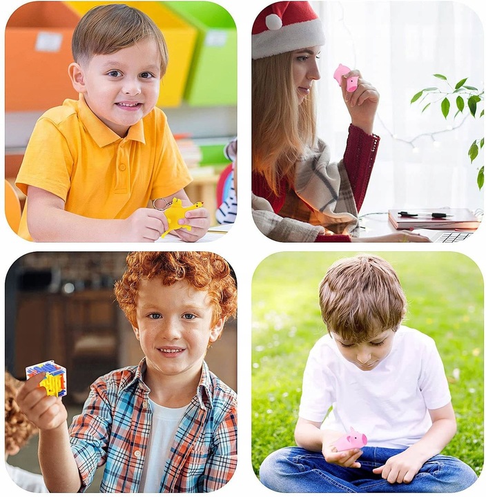 KALENDARZ ADWENTOWY ANTYSTRESOWE ZABAWKI FIDGET TOYS LOGICZNE GNIOTEK MOCHI